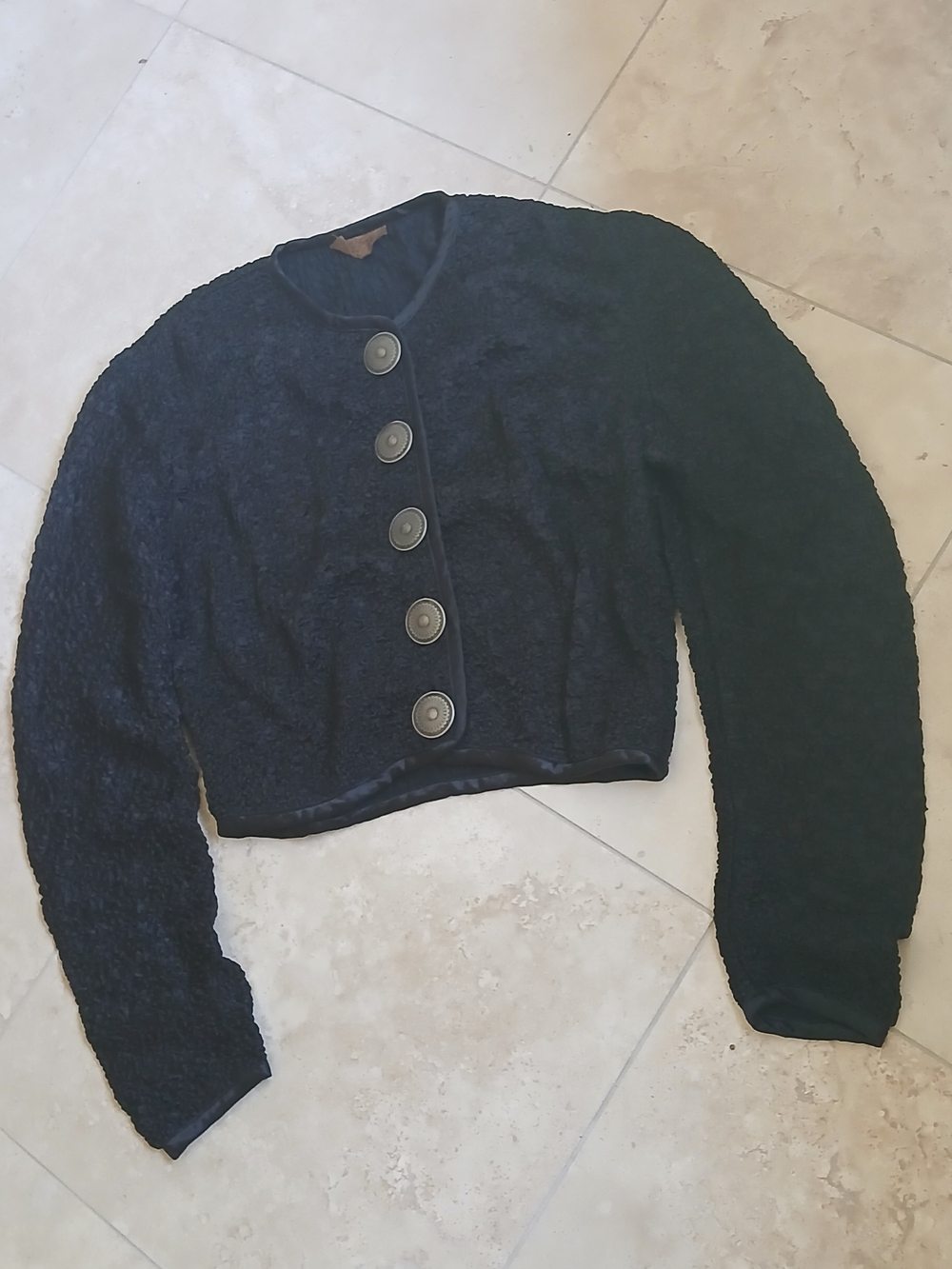 Double D Ranch Black Textured Weatern Jacket